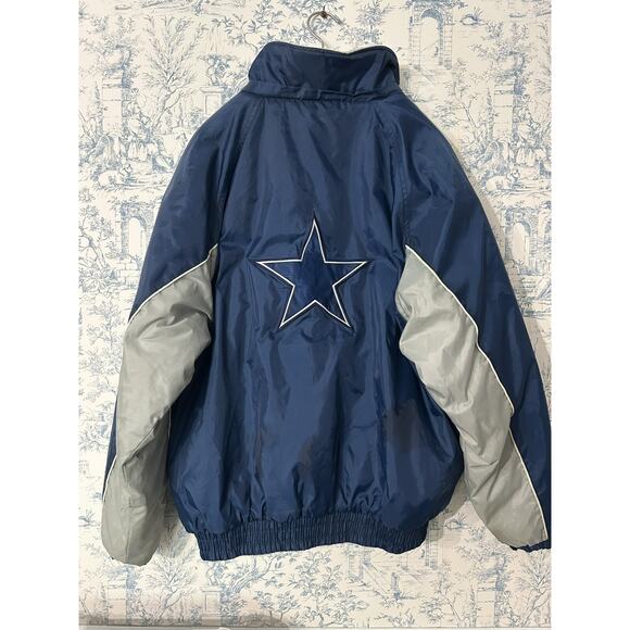 Vintage Unique Sports Generation Reversible Dallas Cowboys NFL Fleece Jacket XL - Picture 2 of 5